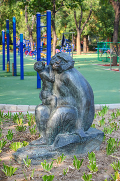 雕塑猴子