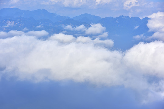 屏边大围山森林公园云海