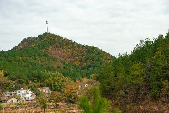 金寨县秋景