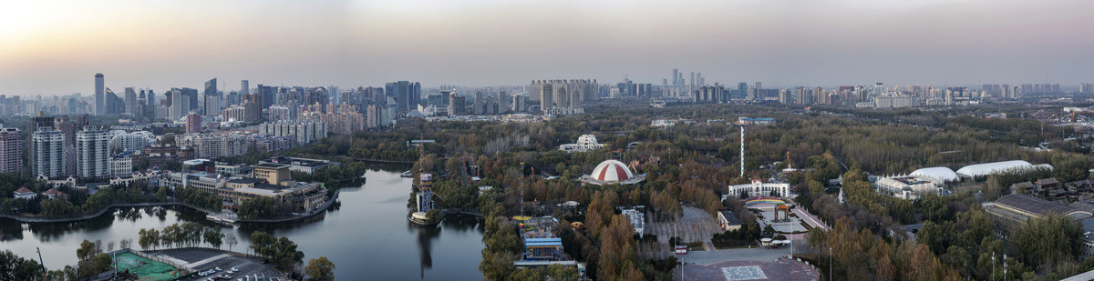 北京朝阳公园全景图