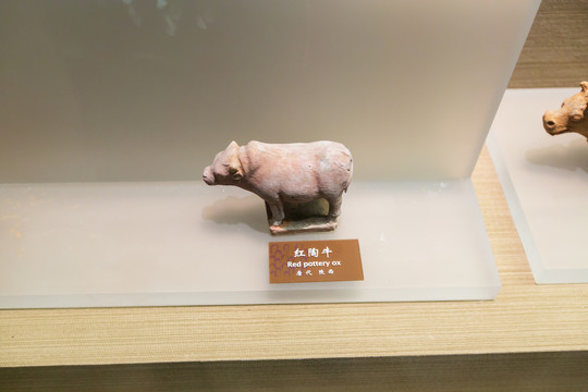 北京中国农业博物馆红陶牛