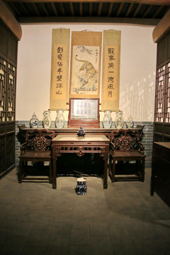 红木家具厅堂