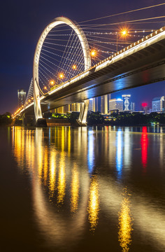 柳州白沙大桥夜景