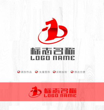 字母CB标志猫狗logo