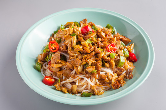 脆皮黄瓜炒肉粉