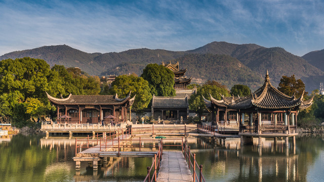 临海东湖胜景