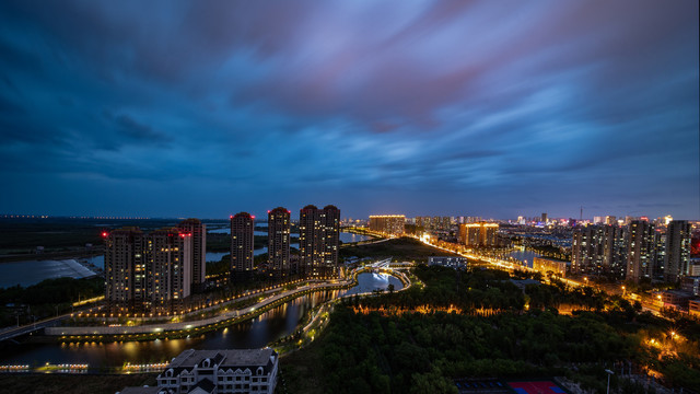 齐齐哈尔市夜景