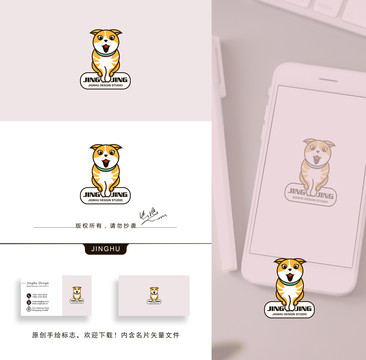 卡通猫logo