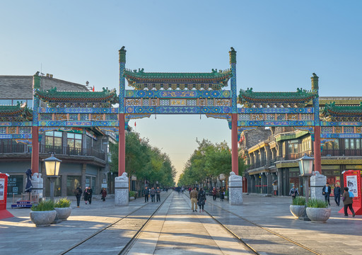 北京正阳门牌坊