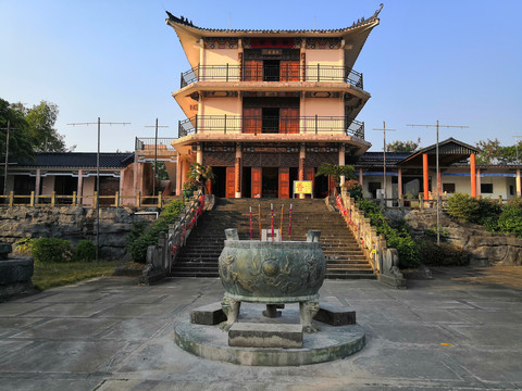 湖光岩风景区望海楼大雄宝殿