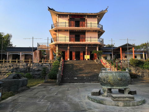 湖光岩风景区望海楼大雄宝殿