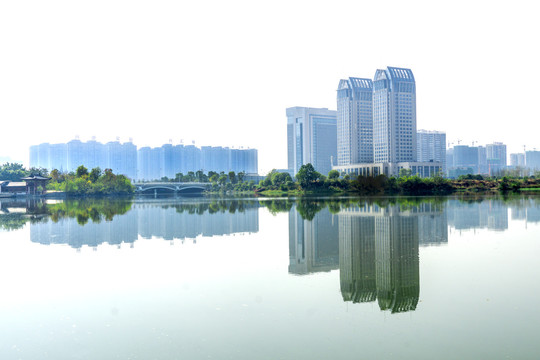 桂林临桂新区景观水系