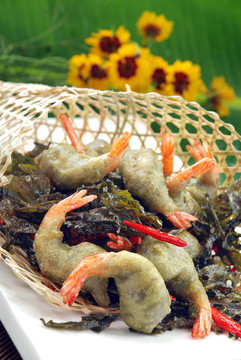 茶香酥虾