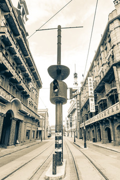 老上海信号灯