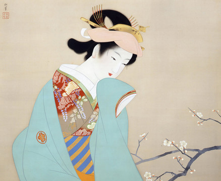 上村松园日本绘画大师上村松園日本美女画