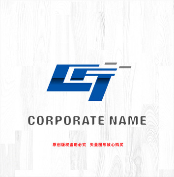 CFT字母标志匠字科技logo