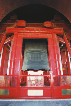 北京钟楼的大钟