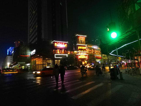 街头夜景