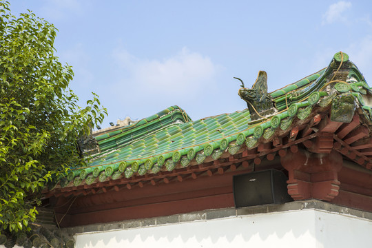 曲阜孔子文化园大门屋顶