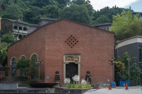红砖老建筑
