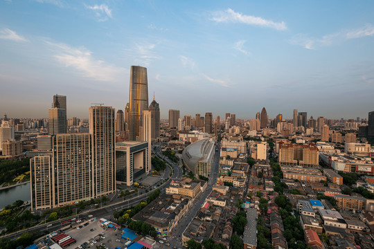 天津城市建筑风光摄影
