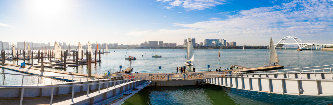 厦门五缘湾帆船港