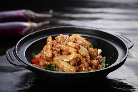 肉沫茄子煲