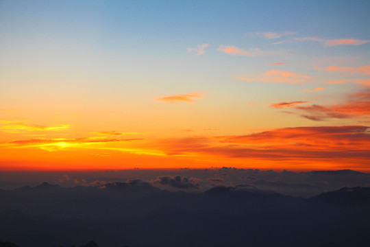 黄山日出