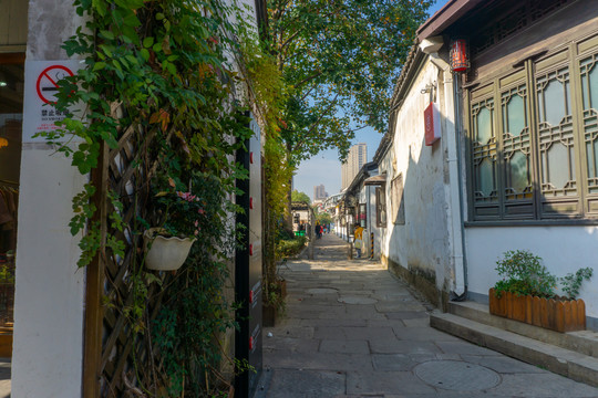 石板路胡同风景