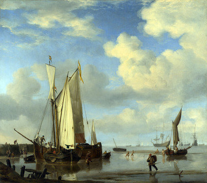 Willem van de Velde荷兰小威廉海洋风景油画