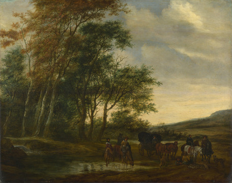 Salomon van Ruysdael荷兰风景画家所罗门精选风景油画