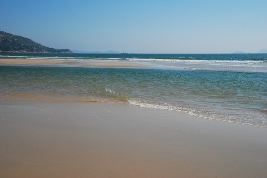 大海沙滩海面