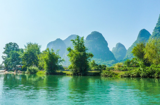 阳朔漓江遇龙河