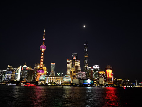 东方明珠电视塔夜景