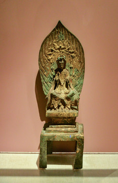 佛菩萨三尊铜造像