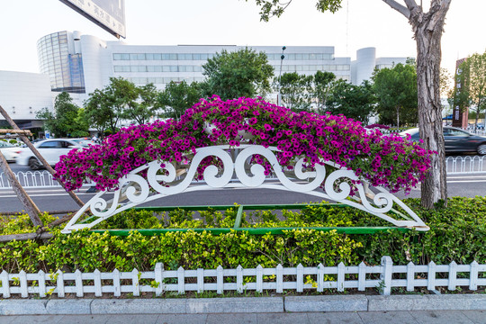 城市景观花箱