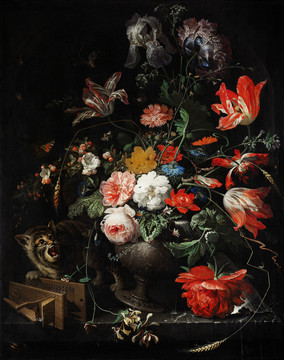Abraham Mignon荷兰静物花卉画家亚伯拉罕作品集