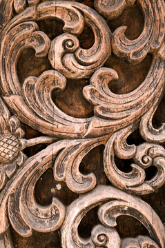 古董家具实木雕刻装饰花纹