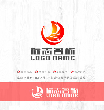 凤凰帆船航海logo