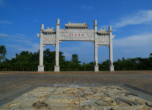 中式建筑牌坊