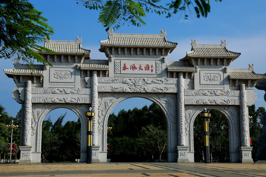 中式建筑牌坊