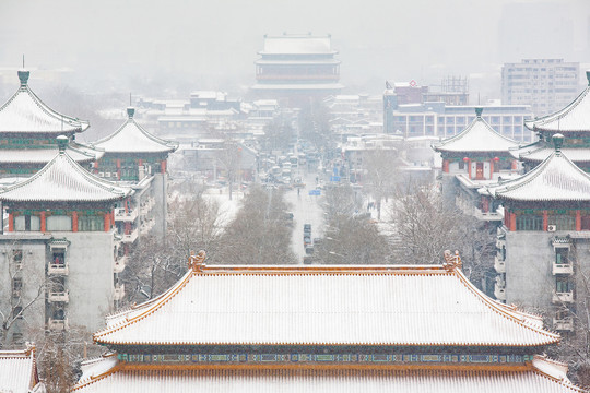 北京雪景风光