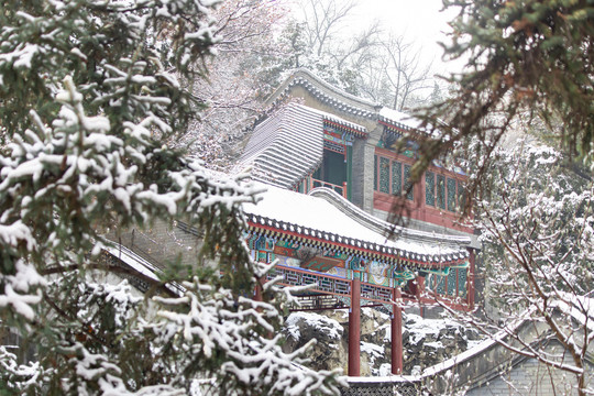 北京雪景风光