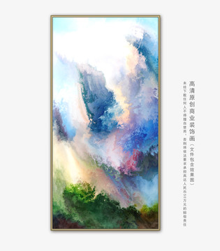 抽象油画