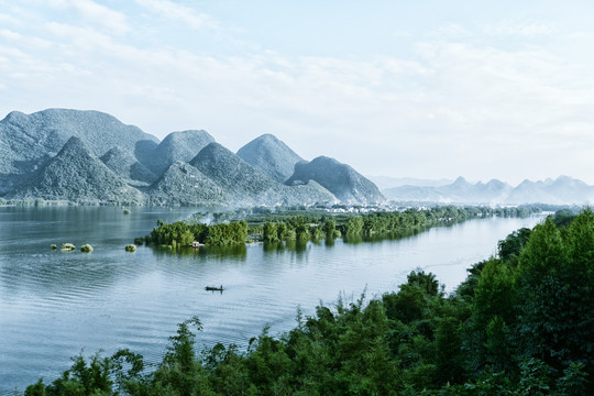 融江水墨山水