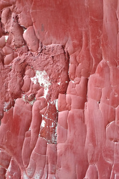 斑驳的红墙