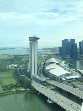 俯瞰新加坡