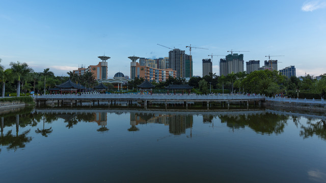 蒙自城市风光