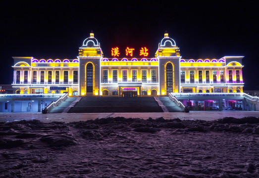 黑龙江漠河火车站