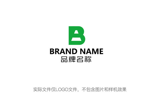 AB金字塔文字logo